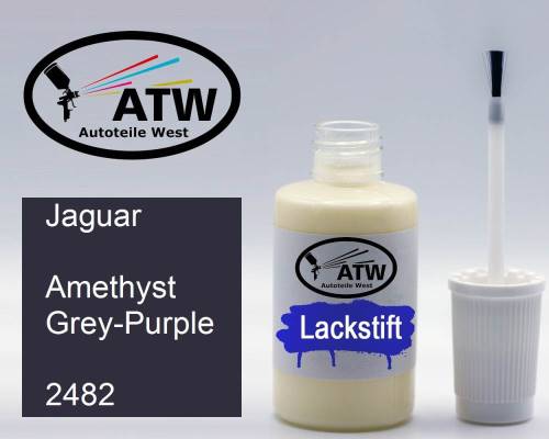 Jaguar, Amethyst Grey-Purple, 2482: 20ml Lackstift, von ATW Autoteile West.